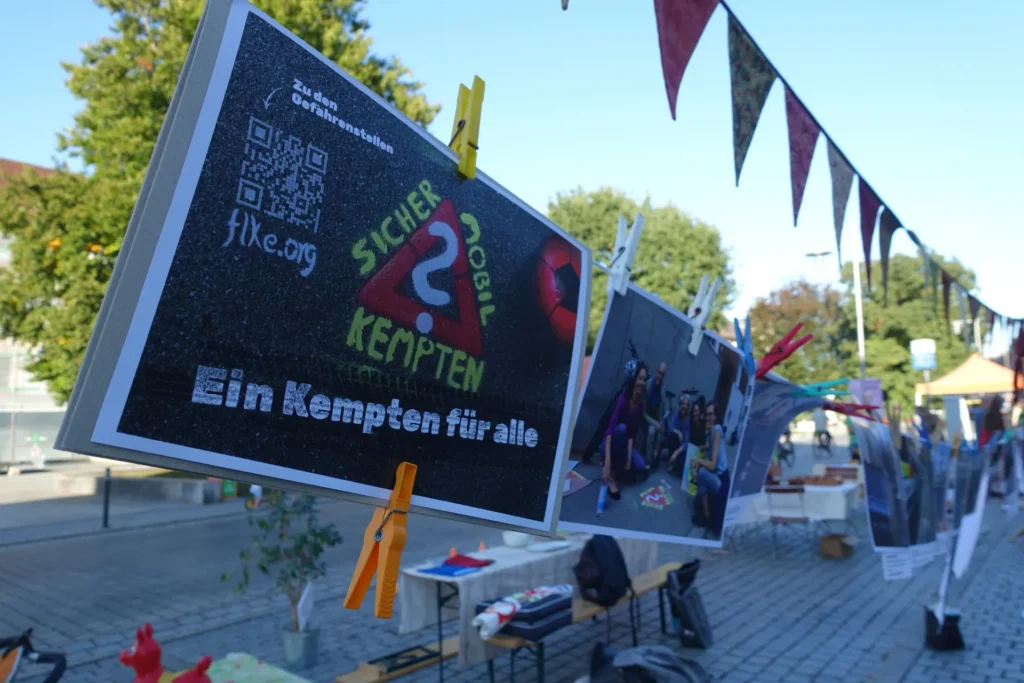 Park(ing) Day: Fotoausstellung "Sicher mobil in Kempten"