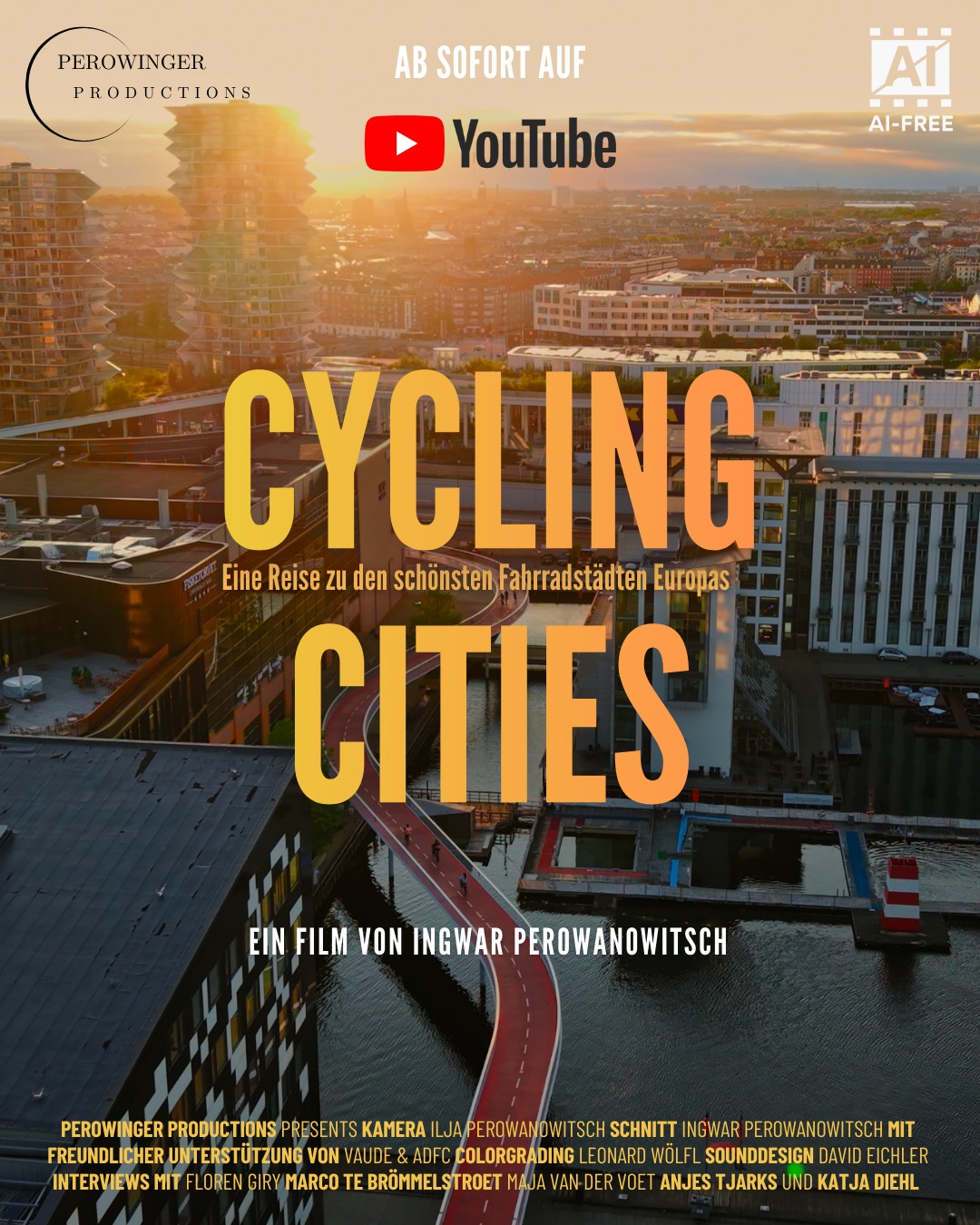 Cycling Cities Screenshot des Filmbeginns auf YouTube