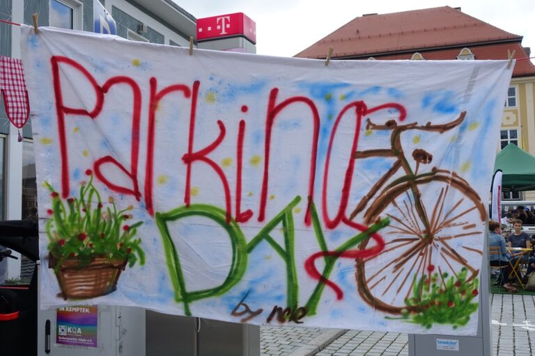 Parking Day am 18.9.2026, 14–18 Uhr, Bahnhofstraße